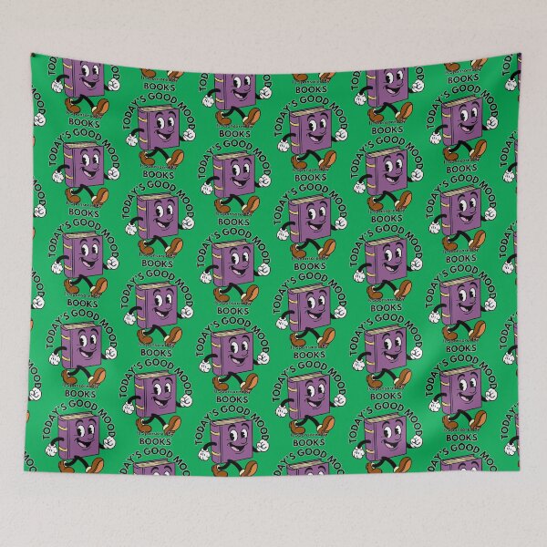 Item preview, Today’s Good Mood Is Sponsored By Books designed and sold by Kate Miller Illustrator.