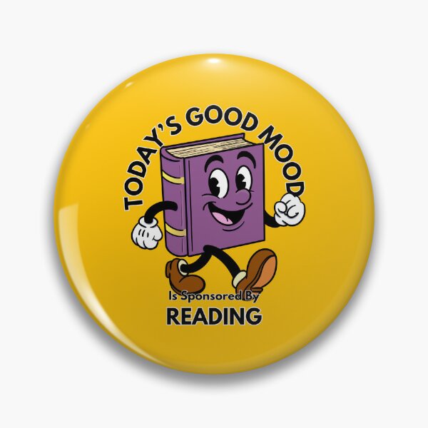 Item preview, Today’s Good Mood Is Sponsored by Reading designed and sold by Kate Miller Illustrator.