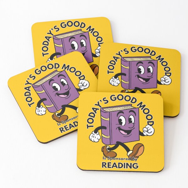 Item preview, Today’s Good Mood Is Sponsored by Reading designed and sold by Kate Miller Illustrator.