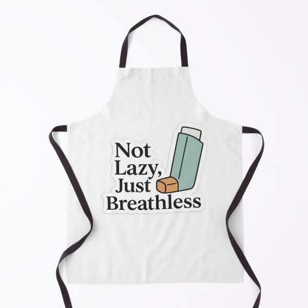 Item preview, Not Lazy, Just Breathless: Inhaler Sticker for Asthma & Chronic Illness designed and sold by Breathe&Believe.