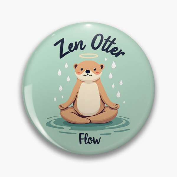 Item preview, Zen Otter Flow designed and sold by Code Pet sometimes Sleep.