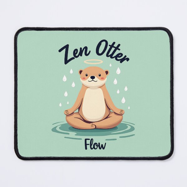 Item preview, Zen Otter Flow designed and sold by Code Pet sometimes Sleep.