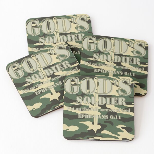 Item preview, God’s Soldier | Christian Warrior Camo  designed and sold by Dimamzo12.
