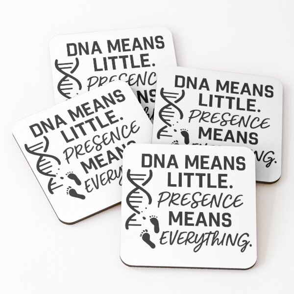 Item preview, DNA vs Presence – Real Fatherhood Quote Poster designed and sold by TheoVerse.