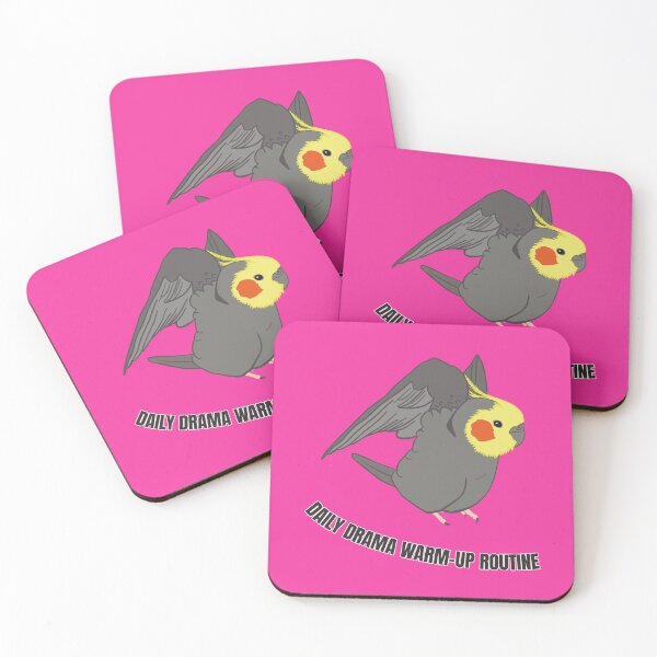 Item preview, Cockatiel Stretch – Daily Drama Warm-Up (Standard Mutation) designed and sold by Birbosaurus.