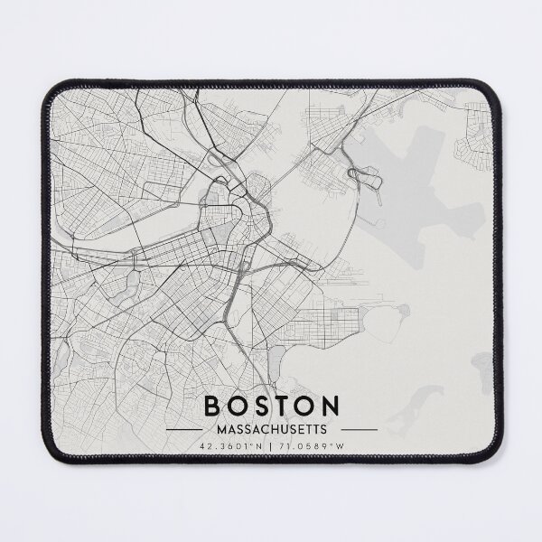 Item preview, Boston City Map designed and sold by AronArtGallery.