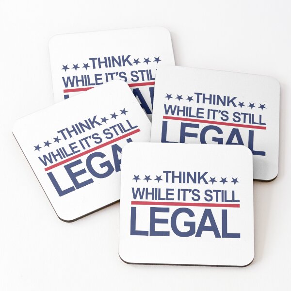 Item preview, THINK WHILE IT’S STILL LEGAL original design designed and sold by shitpostee.