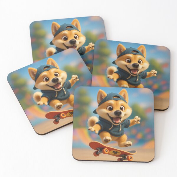 Item preview, Skater Akita designed and sold by Sillytoe.