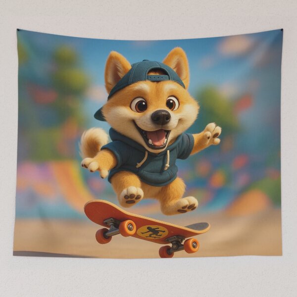 Item preview, Skater Akita designed and sold by Sillytoe.