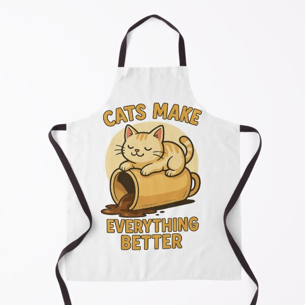 Artikelvorschau, Cats make everything better katzenliebhaber Motiv, süßes Motiv entworfen und verkauft von YHCreatives.
