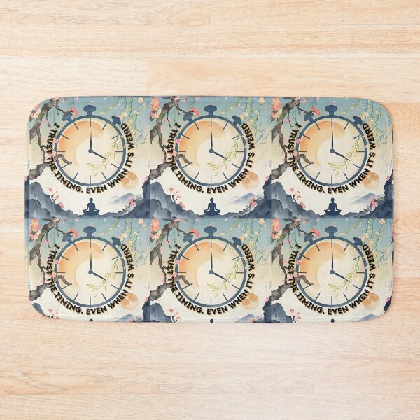 Item preview, I Trust The Timing – Spiritual Patience Affirmation designed and sold by Paws and Ink Art.