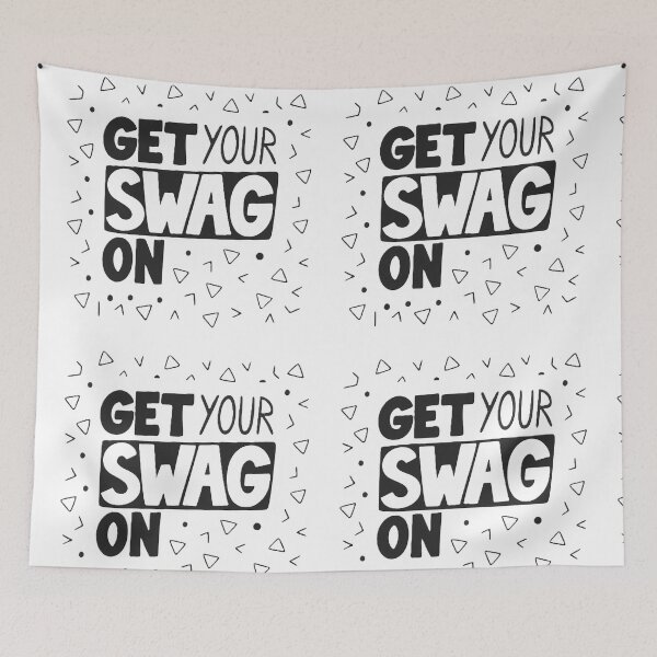 Item preview, Get Your Swag On Typography designed and sold by ART ATTACK ZONE.