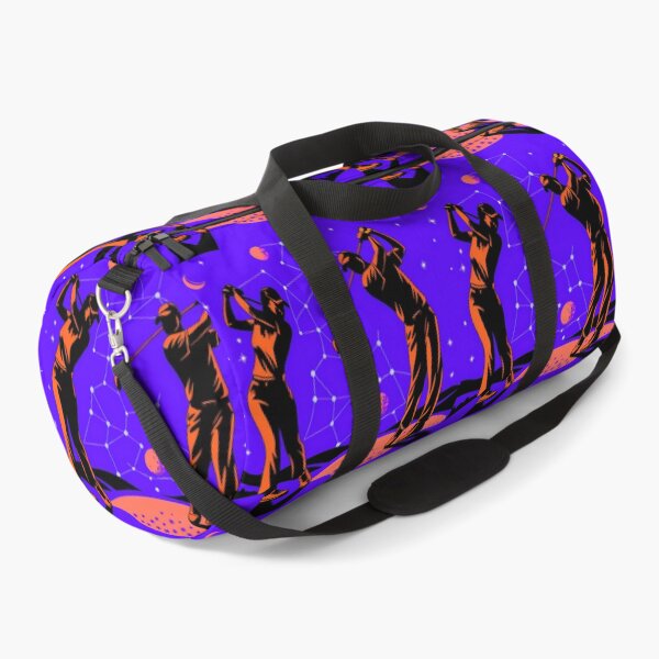 Item preview, Golfers Swinging Beneath a Starry Sky designed and sold by ART ATTACK ZONE.