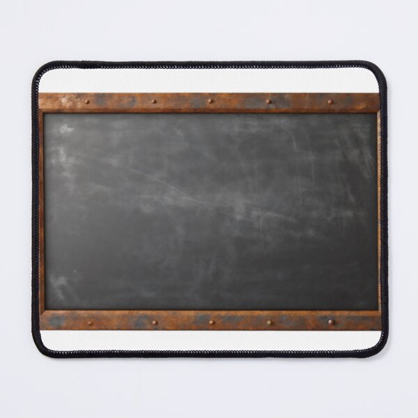 Item preview, Rectangular Blackboard with Rusted Metal Frame and Rivets designed and sold by Creative88Art.