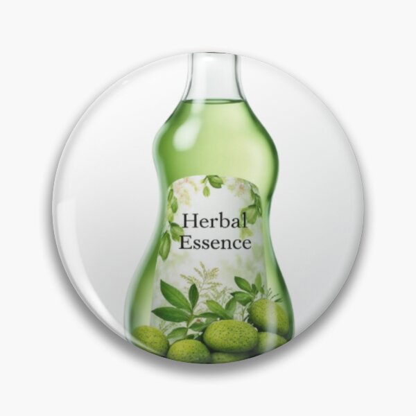 Item preview, Transparent Glass Bottle with Herbal Essence Label on Black Background designed and sold by Creative88Art.