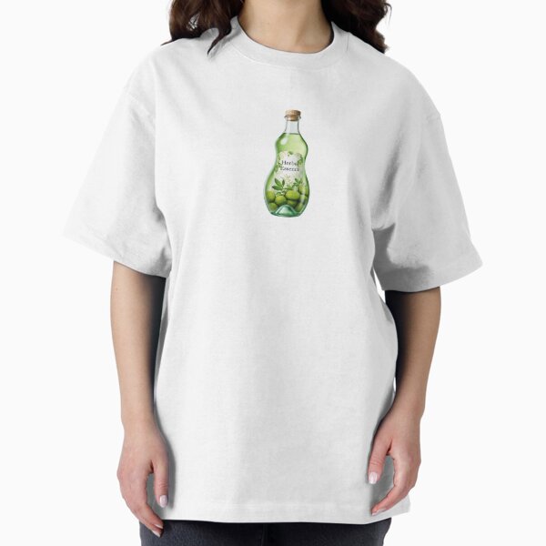 Item preview, Transparent Glass Bottle with Herbal Essence Label on Black Background designed and sold by Creative88Art.