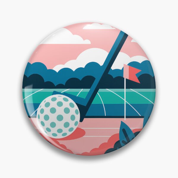 Item preview, Putting Green with Bold Colors designed and sold by ART ATTACK ZONE.