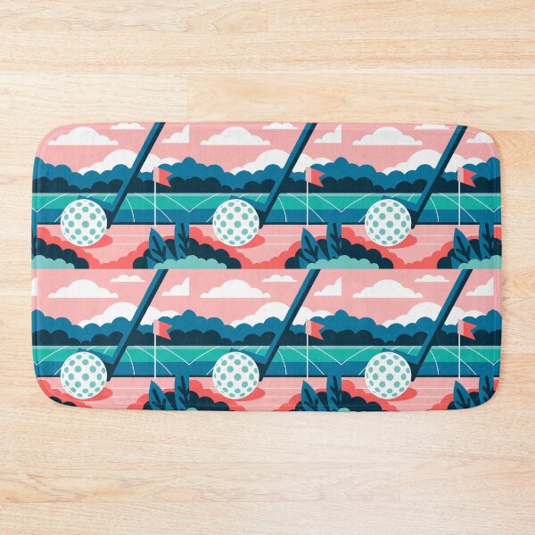 Item preview, Putting Green with Bold Colors designed and sold by ART ATTACK ZONE.