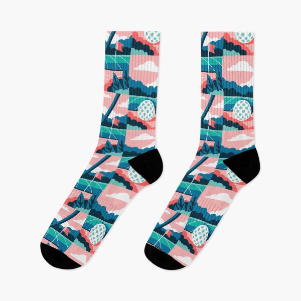 Item preview, Putting Green with Bold Colors designed and sold by ART ATTACK ZONE.