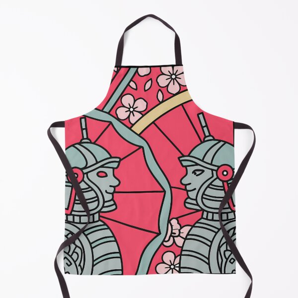 Item preview, Samurai with Floral Background designed and sold by ART ATTACK ZONE.