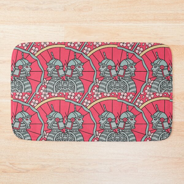 Item preview, Samurai with Floral Background designed and sold by ART ATTACK ZONE.