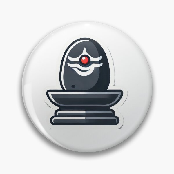 Item preview, Minimal Shivling Sticker – Devotional Bholenath Design designed and sold by IndianShopper.