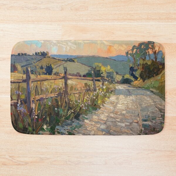 Item preview, Golden Hour Pathway – French Countryside Impressionist Landscape. Art By Carraann  designed and sold by CARRAANN.