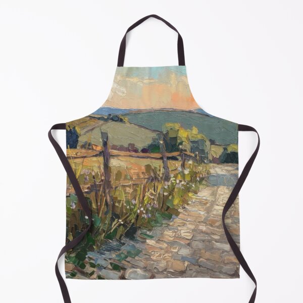 Item preview, Golden Hour Pathway – French Countryside Impressionist Landscape. Art By Carraann designed and sold by CARRAANN.