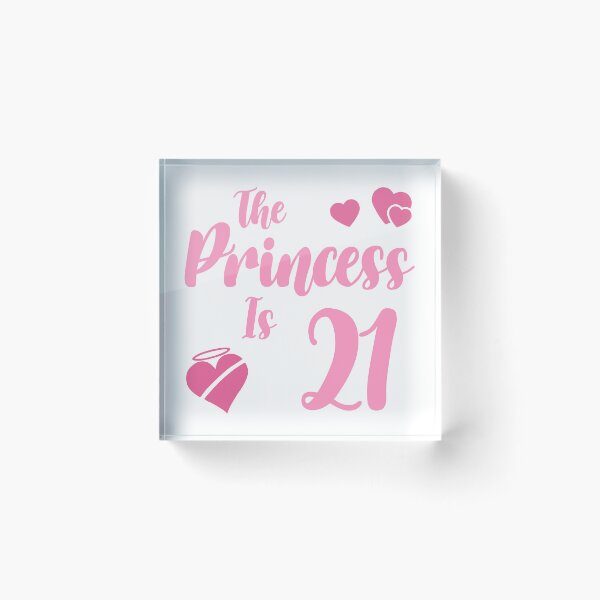 Artikelvorschau, 21. Geburtstag für Prinzessin entworfen und verkauft von thepixelgarden.