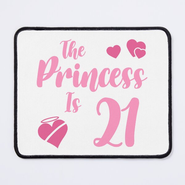Item preview, 21st Birthday For Princess designed and sold by thepixelgarden.