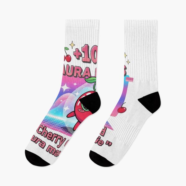 Item preview, Aura Points Cherry Coded Bestie Vaporwave Aesthetic Digital Art Print designed and sold by AnnDesignStudio.