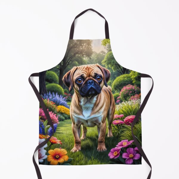 Item preview, Clarence Fawn Puggle Dog Portrait Painting designed and sold by Heart and Soul Studio.