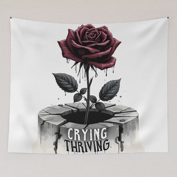 Item preview, Crying But Thriving designed and sold by VibeTCreations.