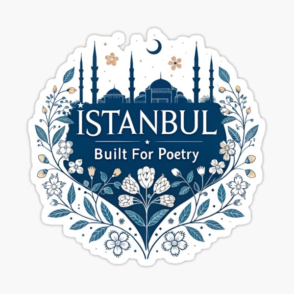 Artikel-Vorschau von Istanbul für die Poesie gebaut – Hagia Sophia und Blumendesign der Blauen Moschee, designt und verkauft von asliberry.