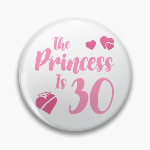 Item preview, 30th Birthday For Princess designed and sold by thepixelgarden.