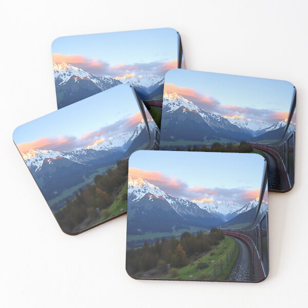 Item preview, Awaken to the Majesty of the Alps; Alpine Adventure: Scenic Train Journey at Dawn designed and sold by Creative-RE.