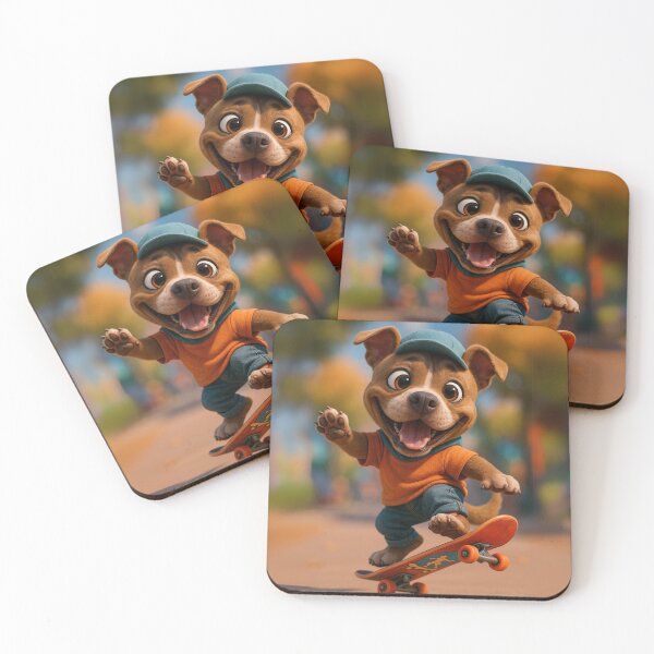 Item preview, Skater American Pit Bull Terrier designed and sold by Sillytoe.