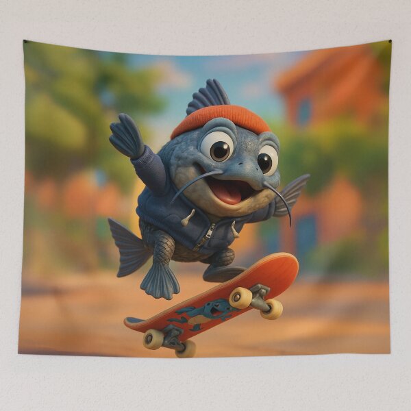 Item preview, Skater Armored Catfish designed and sold by Sillytoe.