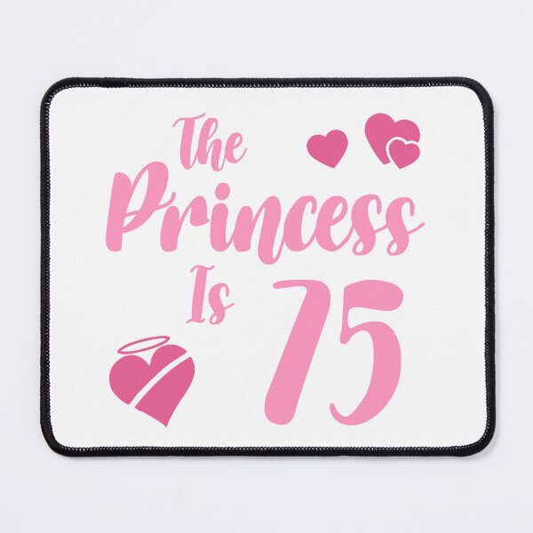 Item preview, 75th Birthday For Princess designed and sold by thepixelgarden.