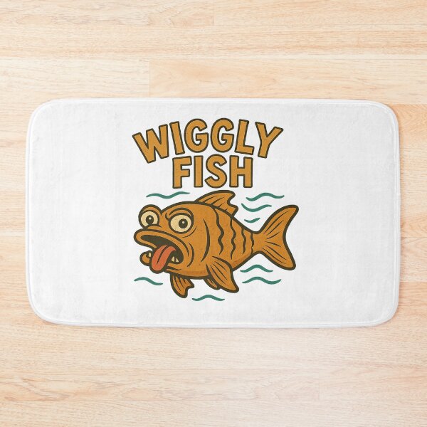 Item preview, Wiggly Fish – Classic Meme Face designed and sold by ALITOPRINCE.