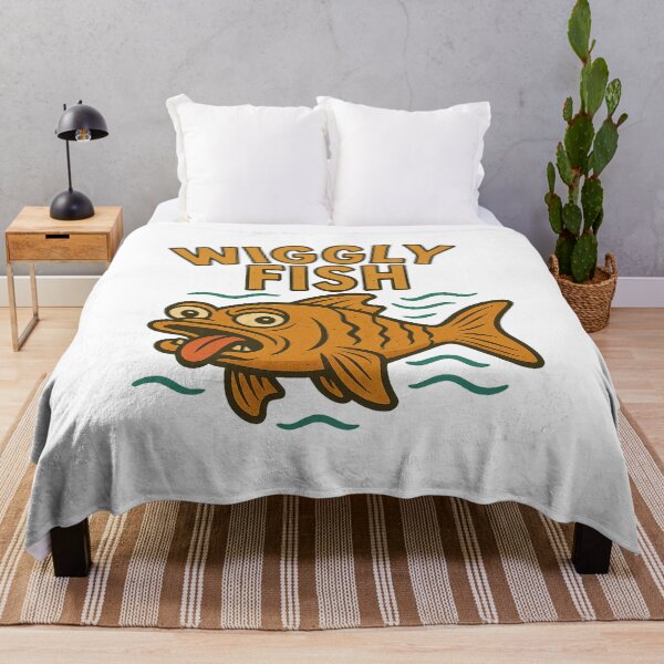 Item preview, Wiggly Fish – Classic Meme Face designed and sold by ALITOPRINCE.