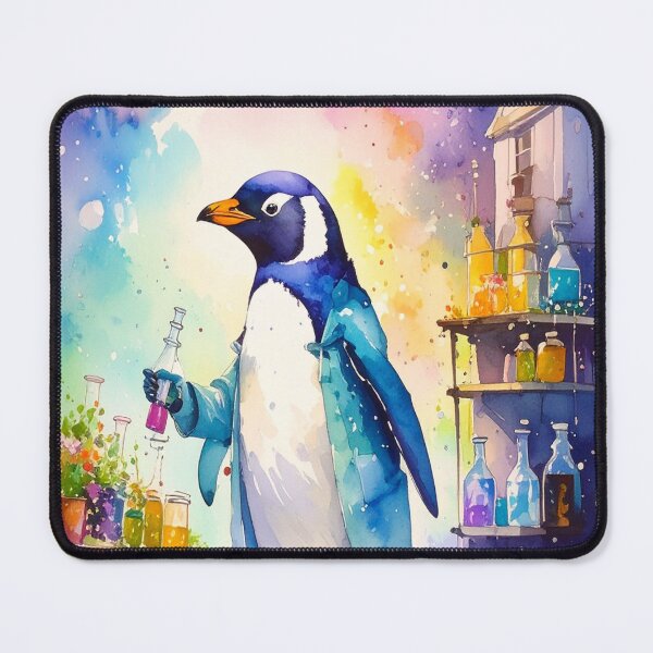 Item preview, Anthropomorphic Penguin Scientist Conducting Experiments In Antarctica designed and sold by Elliott G.W..
