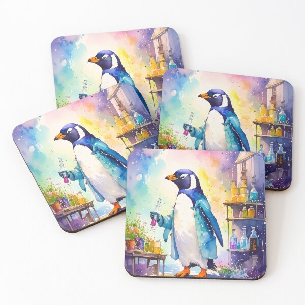 Item preview, Anthropomorphic Penguin Scientist Conducting Experiments In Antarctica designed and sold by Elliott G.W..