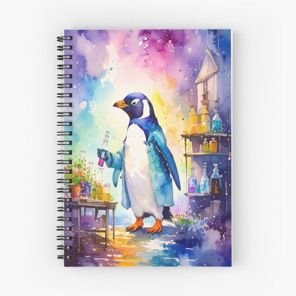 Item preview, Anthropomorphic Penguin Scientist Conducting Experiments In Antarctica designed and sold by Elliott G.W..