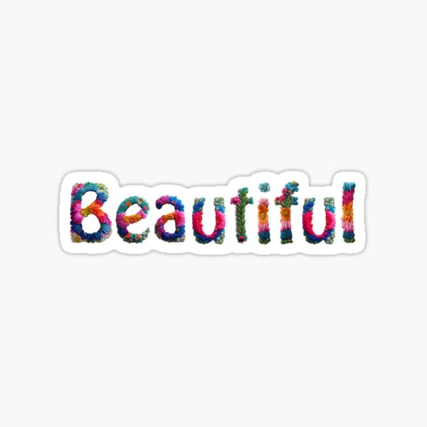 Beautiful Sticker
