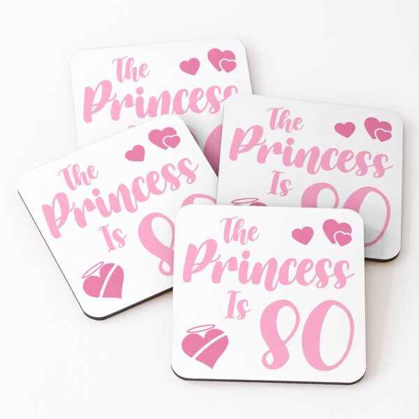 Item preview, 80th Birthday For Princess designed and sold by thepixelgarden.