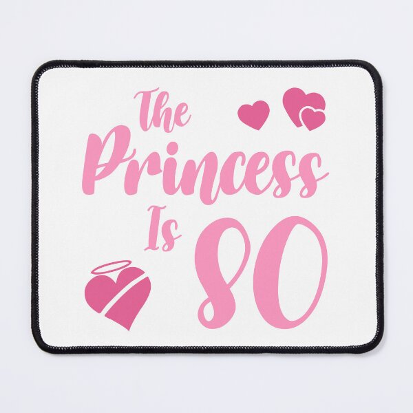 Item preview, 80th Birthday For Princess designed and sold by thepixelgarden.