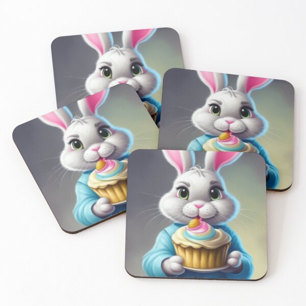 Item preview, Bunny Pastry Chef Illustration designed and sold by Elliott G.W..