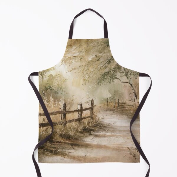 Item preview, Whispering Trees – Moody French Pathway Oil Painting. Art By Carraann designed and sold by CARRAANN.