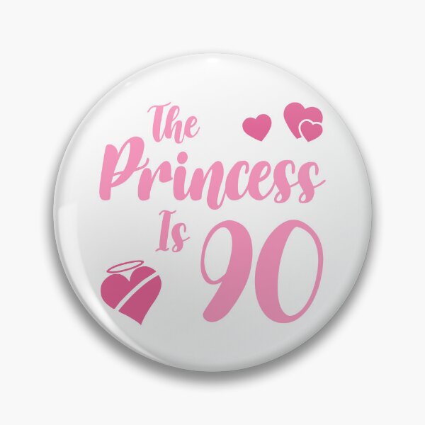 Item preview, 90th Birthday For Princess designed and sold by thepixelgarden.